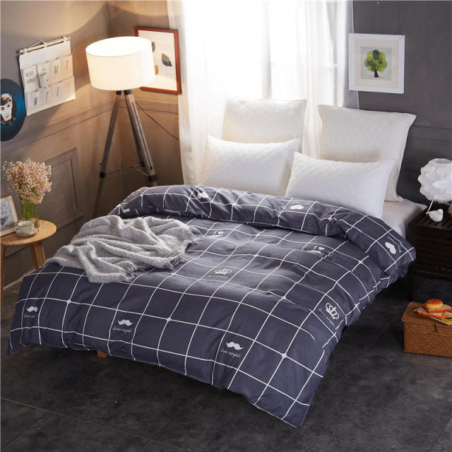 Striped duvet cover